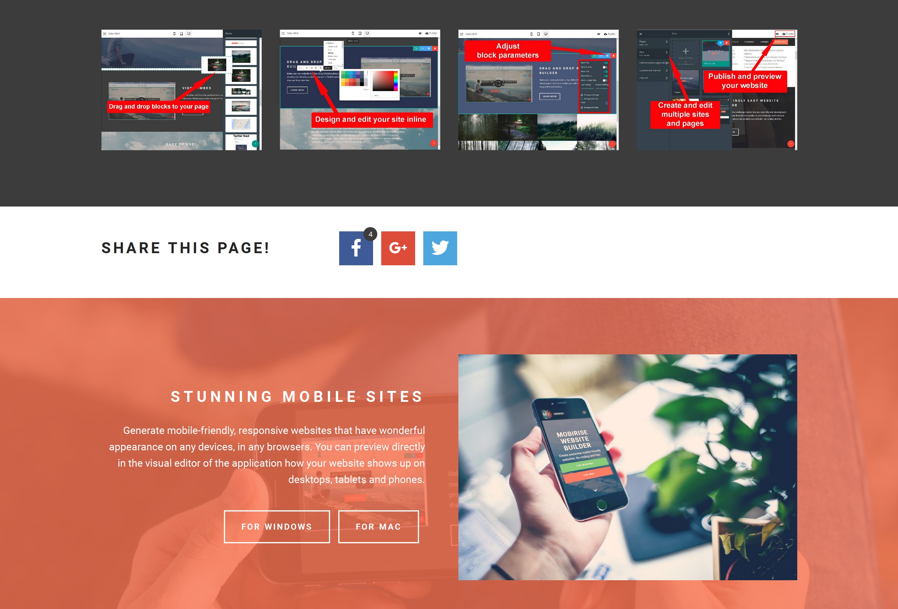 Free HTML5 Web Page  Builder 