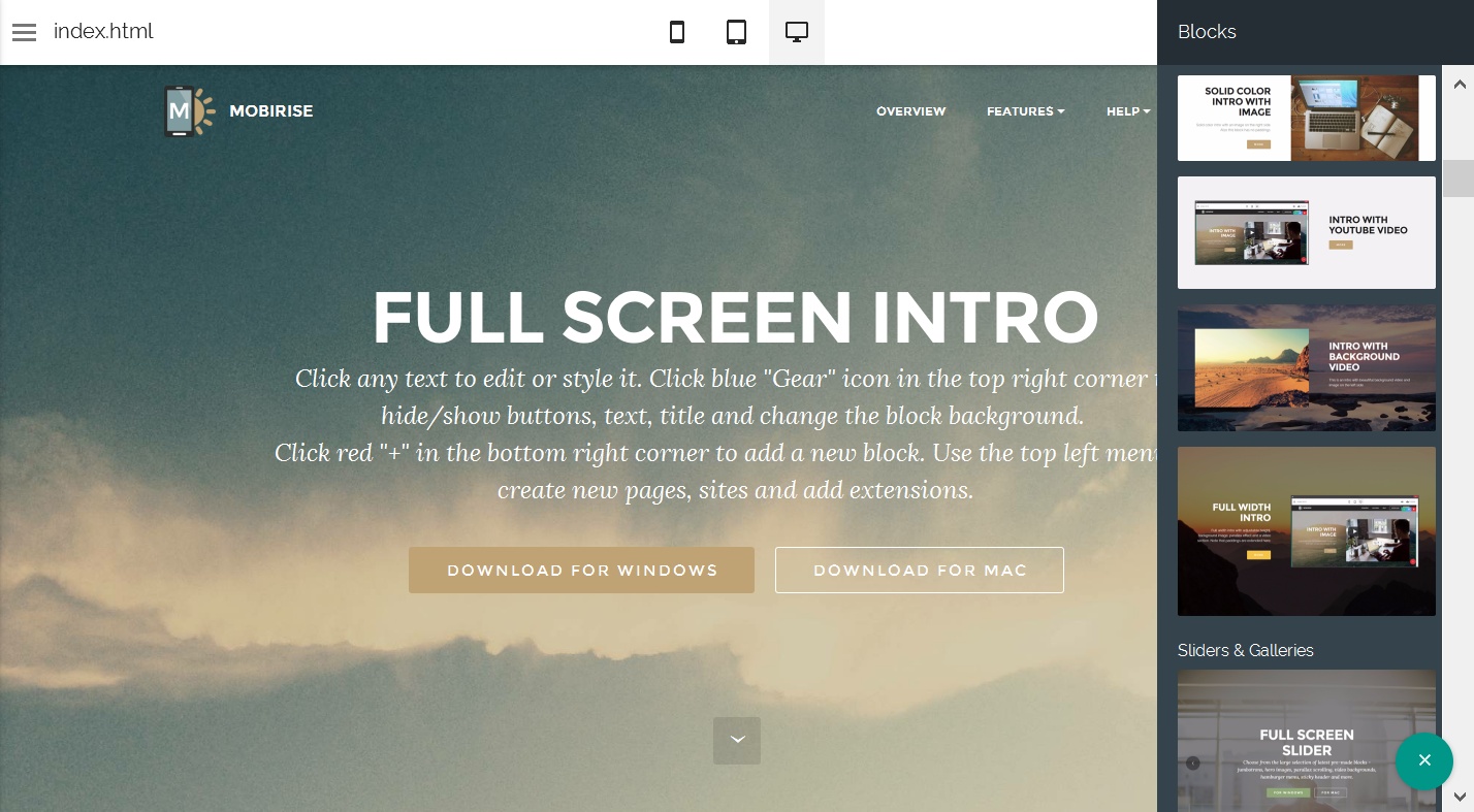 HTML5 Website Template