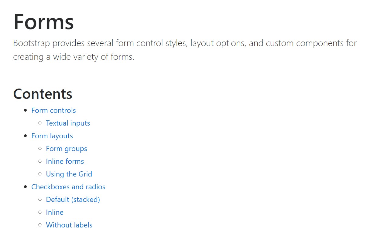  Handling of the label  within in Bootstrap Forms:  formal  records