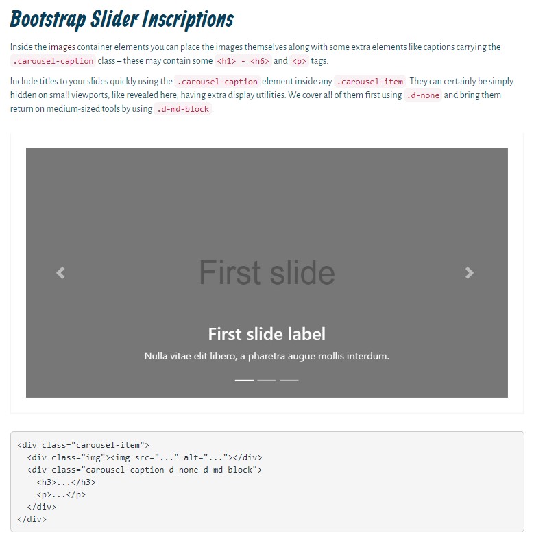  Bootstrap Image Gallery Slider 