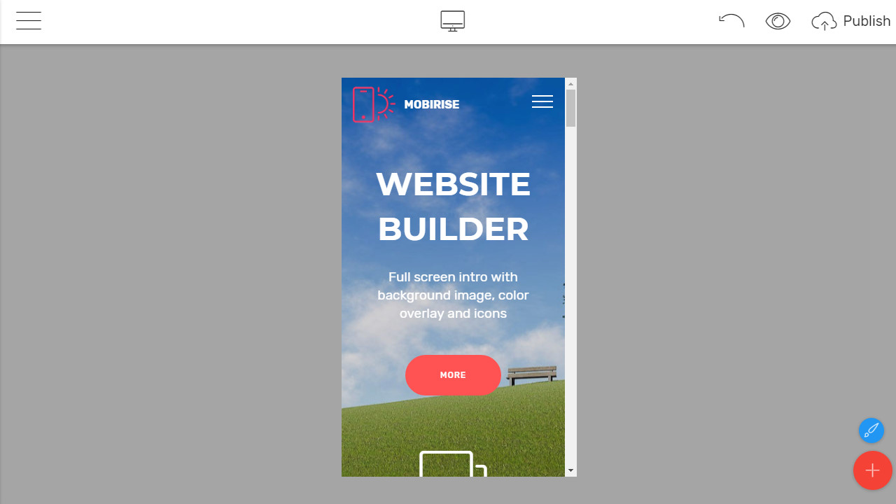 Responsive Site Builder